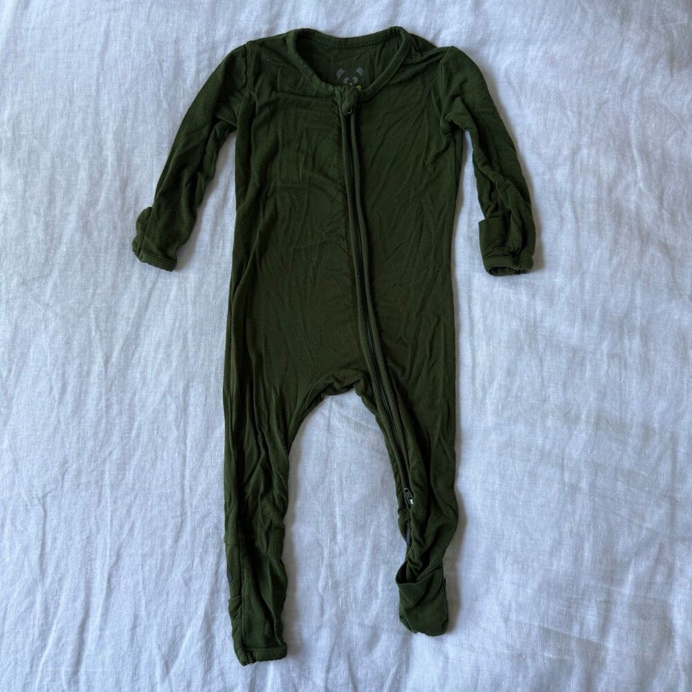 Bellabu Bear Evergreen Bamboo Convertible Footie Size 3-6m